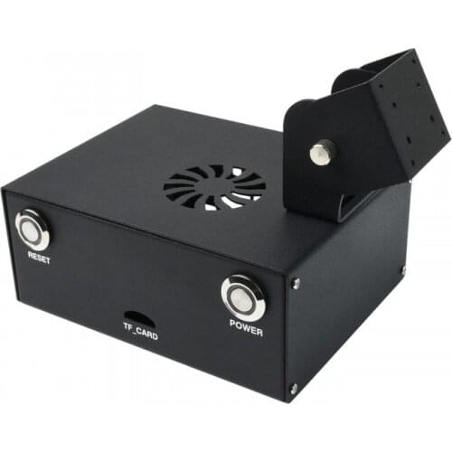 Metal Case Specialized for Jetson Nano 2GB Developer Kit, With Camera Mounting Holes, Up To 180° Roll Angle