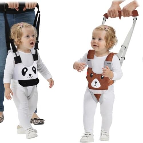 Animal Baby Walker Toddler Harness Assistant Backpack Children Kids Walking Learning Belt Netting Fabric Removable Crotch