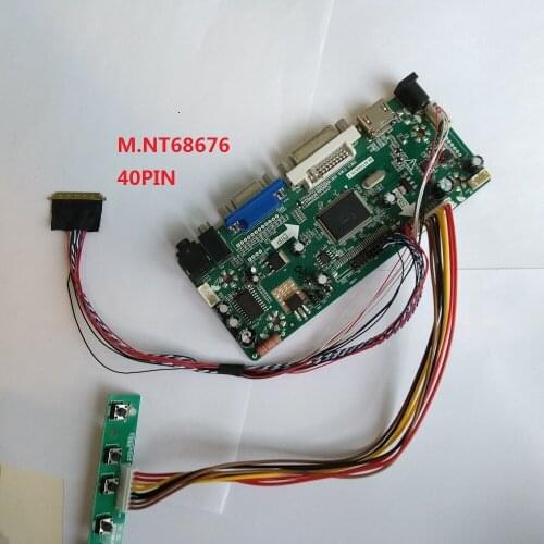 HDMI DIY LED VGA LCD Controller board Kit for N156BGE-L11/L21 1366X768 monitor 15.6" panel Screen M.NT68676 DVI