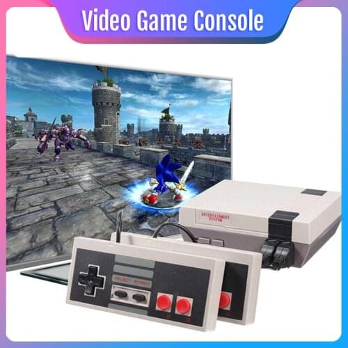 Video Game Consoles, NES Retro 8 Bit Console, Built-in 620 Games, Support Double Player, TV Output, Gift for Kids