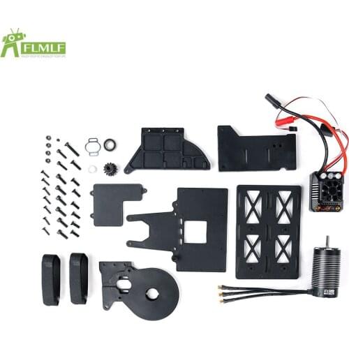 Oil To Electricity Kit with Motor ESC (Standard Version) Fit for 1/5 HPI ROFUN ROVAN KM Q-BAJA RC CAR Toys PARTS