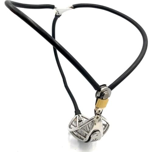 Stainless Steel Underwear Male Chastity Device,Metal Chastity Belt,Cock Cage,Penis Rings,Bondage Penis Adult Sex Toys for Man