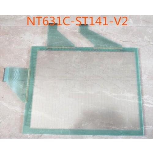 NEW NT631C-ST141-V2 NT631C-ST141 HMI PLC Touch screen AND Front label Touch panel AND Frontlabel