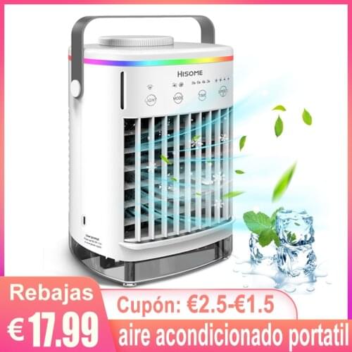 Portable Air Conditioning Air Cooler for Room Air Conditioner with LED Light 3 Models Cooling Fan for Office Bedroom Humidifier