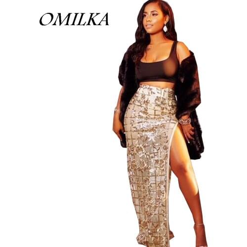 Юбки-карандаши с разрезом OMILKA China At AliExpress