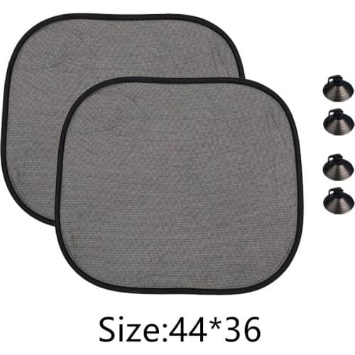 Super Quality 2PCS Black Side Car Sun Shades Window Sunshades Cover Mesh Visor Shield Screen Interior UV Protection