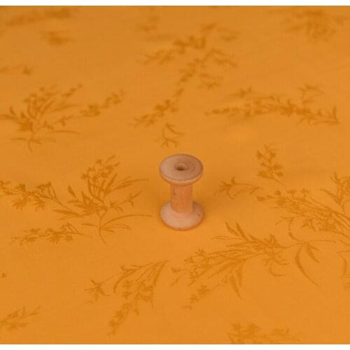 High quality patchwork Ginger Silk brocade tissu Dress cheongsam material