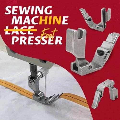 10 sizes Universal Sewing Machine Lace Presser Foot Stitching Elastic Fabric Sewing Machine Foot Presser DIY Sewing Accessories
