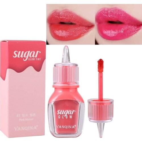 Yanqina moisturizing sugar lip gloss 5g waterproof long lasting sexy red orange pumpkin lip tint pigment YAN022