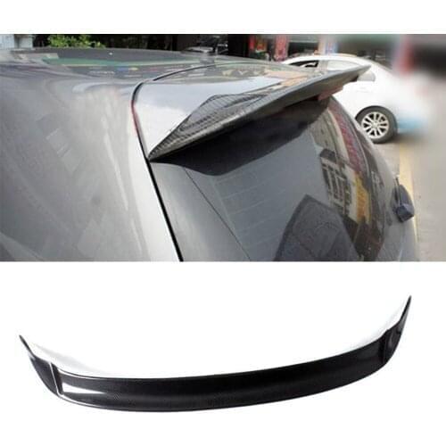 Carbon Fiber Rear Roof Spoiler Window Wing Lip For Volkswagen VW Golf 6 MK6 VI Standard GTI R20 2010 - 2013 Non Standard O Style