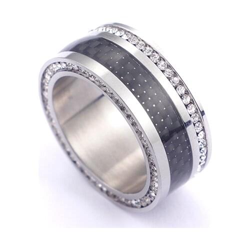 KALEN Stainless Steel Charm Ring For Women Tri-Color Rings Bague Fashion Cubic Zircon Anillos Wedding Bands Jewelry Gifts