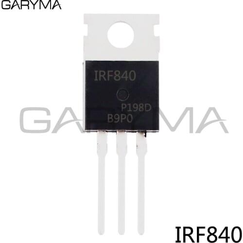 10pcs IRF840 N-Channel Power MOSFET TO-220AB