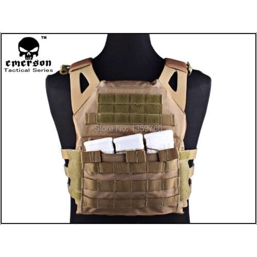 1000D Airsoft Emerson JPC Tactical Vest Simplified Version (CB) Tactical Vest Army Combat Gear EM7344 Free Shipping
