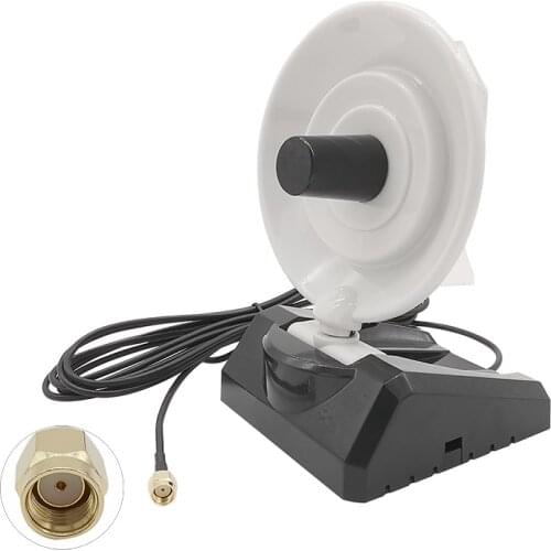 2.4GHz Antenna 10dbi RP SMA Male Connector 2.4G WiFi antenne 2.4G 10DB Indoor Parabolic WiFi antenna Dish Style Directional