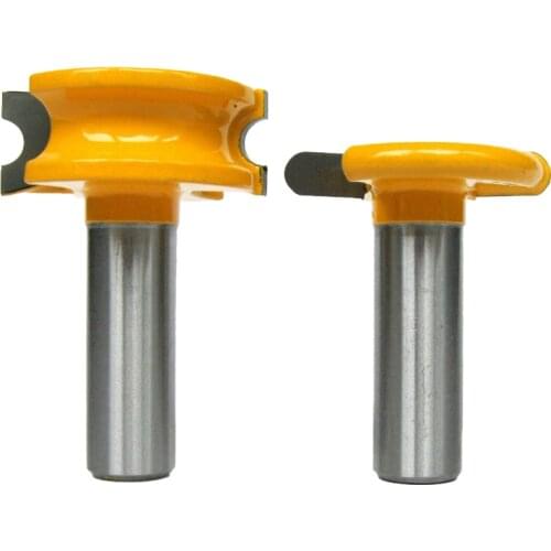 2 pc 1/2" SH 1/4" Dia. Canoe Flute and Bead Router Bit wood cutter woodworking cutter woodworking bits wood milling cutter