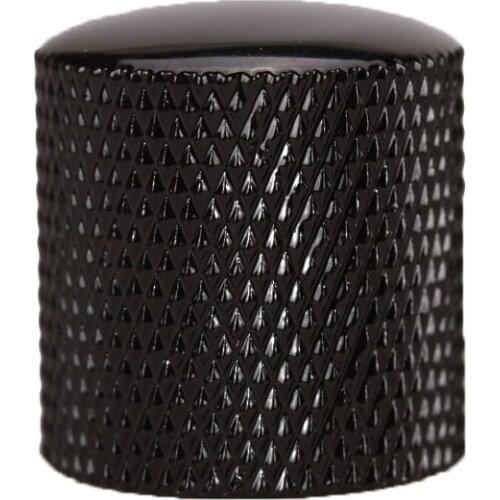 2x Metal Domed Volume Tone Control Guitar Knobs for Electric Guitar Black Quality Parts