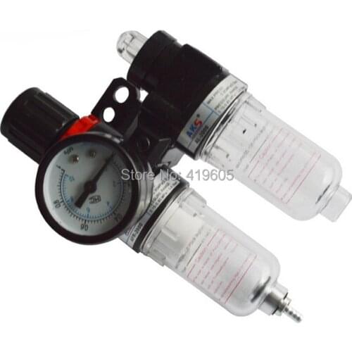 AFC2000 1/4" air source treatment Unit air filter pressure regulator ,Free shipping