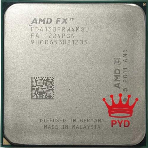 AMD FX-Series FX-4130 FX 4130 3.8 GHz Quad-Core CPU Processor FD4130FRW4MGU Socket AM3