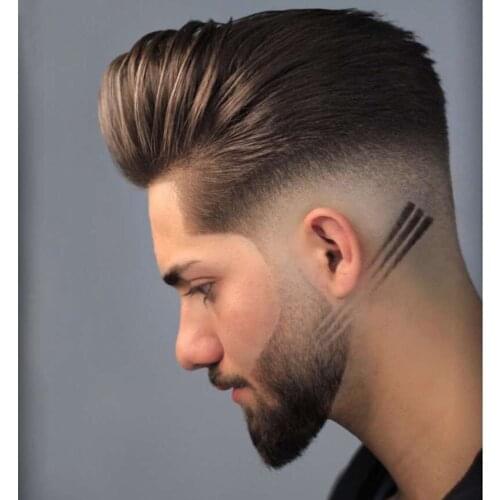 Mens Toupee Dark |Brown Durable Men Hairpieces Human Hair Natural Hair Unit Replacement Comfortable Mens Wig 7*9 6*8