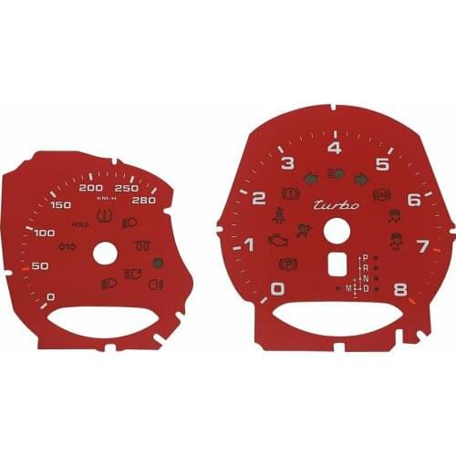 For Porsche 981 982 (718) Boxster/Cayman/Macan Turbo 280KM/H Dash Cluster Face Gauges