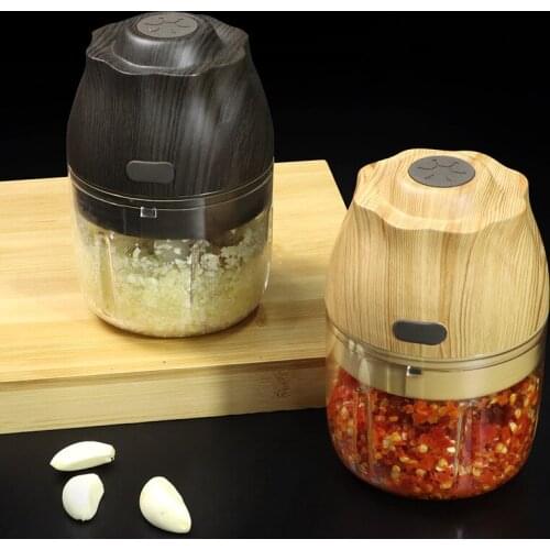 Electric Mini Garlic Vegetable Chopper Grinder Crusher Press For Nut Meat Fruit Onion Multifunction Processor Mixing Cutting