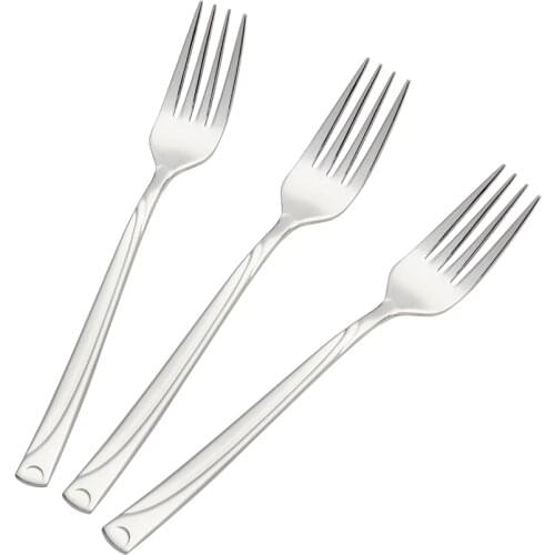 Fiesta plain 12-piece dining fork set