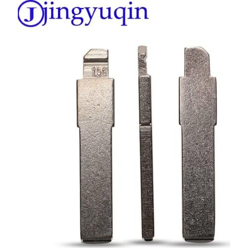 Jingyuqin 10p Flip Folding Key Blade For Fiat 500 Punto Ducato Stilo Panda SIP22 Blank Uncut Blade