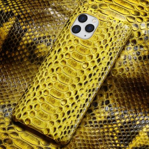 VIP For Leather Phone Case 100% Natural Cowhide Stingray Python Ostrich Shark Lizard