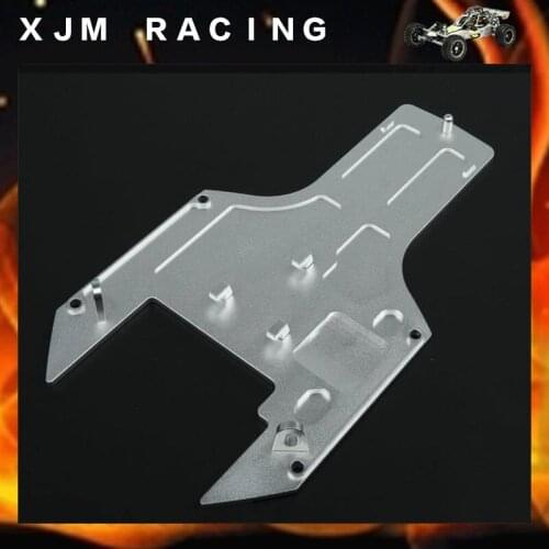 CNC Metal Chassis Plate for 1/5 Hpi Rovan Km MCD GTB RACING Baja 5B 5T 5SC SS TRUCK Rc Car Parts