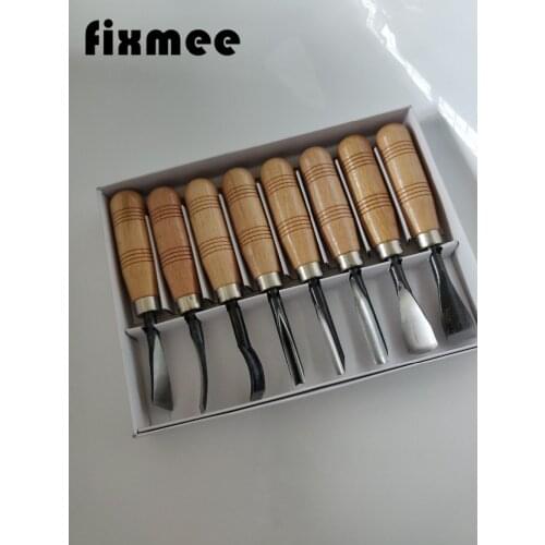 Wood Carving Tools Kit by fixmee, Whittling Knife Chisel Sculptural Craft Woodpecker Dry Hand Wood Carving Tools Chip