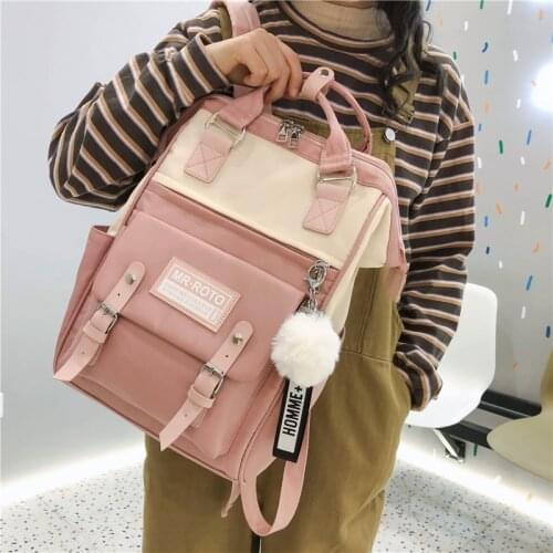 Bags For Women 2020 Backpack School Teenagers Girls Cute Laptop Luxury Back Pack Korean Waterproof Bagpack Fashion Bookbag