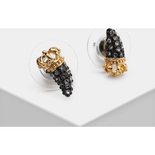 Amorita boutique cute ice cream crown earrings