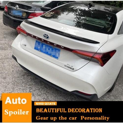 For Toyota Avalon Spoiler 2019-2020 Avalon Body kit spoiler trunk Rear spoiler High Quality ABS Plastic Wings decoration Sport