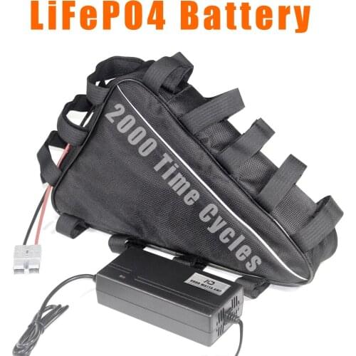 LiFePO4 Triangle Battery 48V 20AH 25AH eBike Electric Bicycle Batteries Long cycle life