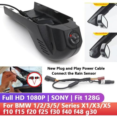 Easy Installation Car DVR Wifi Dash Cam Video Recorder camera For BMW 1/2/3/5/7 Series X1/X3/X5 f10 f15 f20 f25 f30 f40 f48 g30