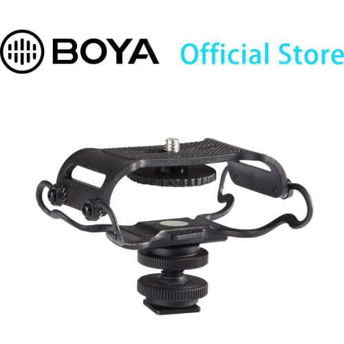 BOYA BY-C10 Shock Mount for Universal Microphone and Portable Recorder for Zoom H6 Sony PCM-M10 Olympus LS-12 Linear PCM ect