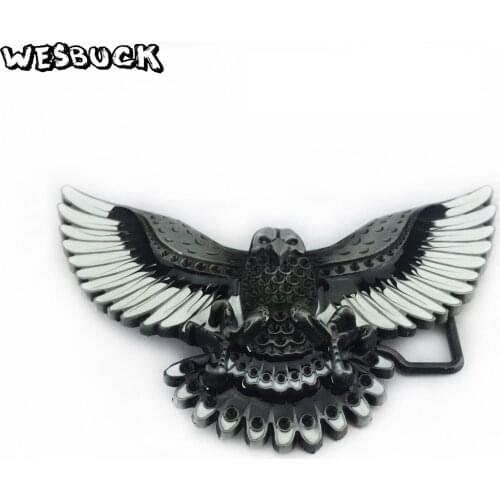 WesBuck Brand The Fly Eagle Belt Buckle With Pewter Finish Western Belt Buckle
