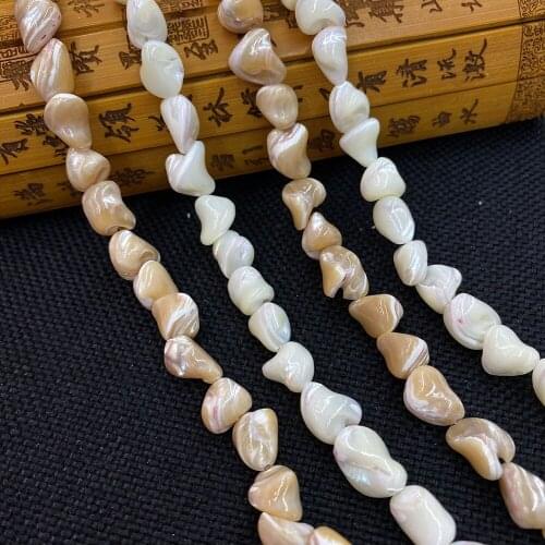 Pearl Horseshoe Conch Shell Bead Irregular DIY Shaped Jewelry Making Charm Lady Necklace Bracelet Jewelry Accessories Wholesale