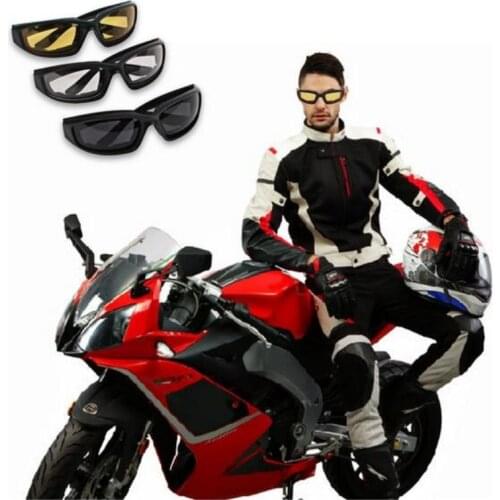 1pcs Universal Polarized Riding Motorcycle Sun Glasses Outdoor Ski Motorcycle Goggles With Glasses Lens Biker Windproof