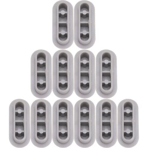 12pc Toilet Seat Bumpers Universal Plastic Toilet Seat Cushion Pads Toilet Seat Bumper Toilet Seat Gaskets Household Accessories