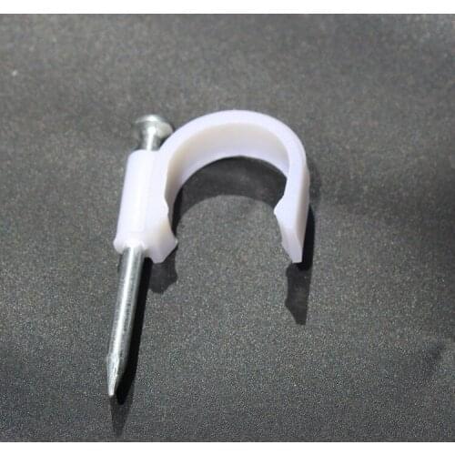50pcs Wire nails special steel nails for floor heating pipe clamps wall nails household wire and network cable buckles