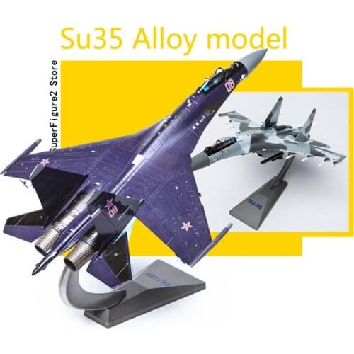 AF1 35 SU-35 Fighter model finished alloy simulation aircraft ornaments collection gift 1:72 Toy