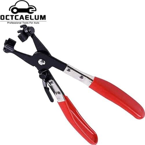 Auto Hose Clamp Plier Ring-Type Swivel Jaw Locking Flat Band Hose Clamps Pliers ST0353