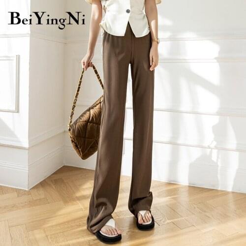 Женские брюки клеш BEIYINGNI China At AliExpress