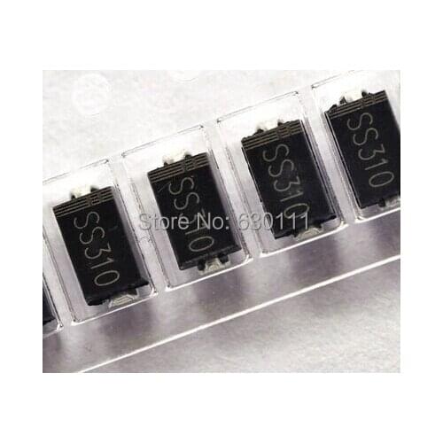 Free shipping 100PCS SMD Schottky diode SS310 SR3100 3A/100V