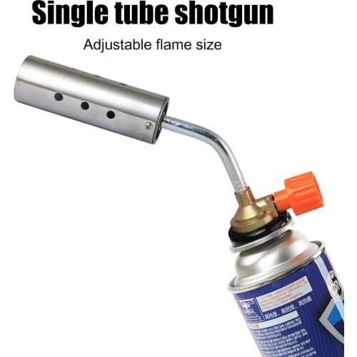 Butane Burner Welding Gas Torch Flame Gun Brazing Flamethrower Outdoor Camping BBQ Cooking Baking Heating Lighter Soldering