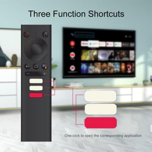 Household Smart TV Voice Remote Controller Compatible with Mecool Wireless Remote Controller with Soft TouchClarice