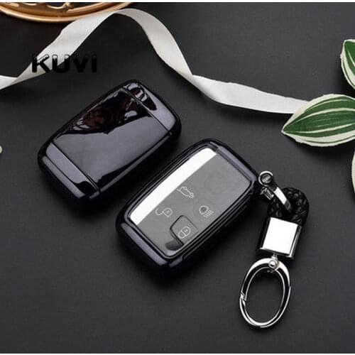 PC+TPU Car Key Cover Key Case Bag For Land Rover RANGE ROVER SPORT Freelander 2 DISCOVERY 4 Evoque Key Chain car styling