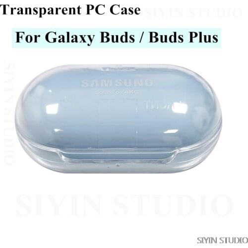 Case for Samsung Galaxy Buds Plus Transparent Hard PC Case Cover for Galaxy Buds Wireless Earphone Headset for Galaxy buds case