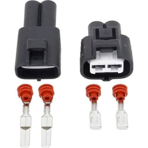 2 pin socket HID harness connectors plastic connector with terminal DJ7021B-4.8-11/21 2P